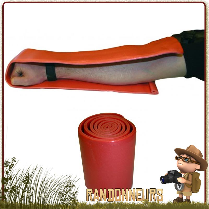 Attelle ANACONDA premiers soins autour du membre (bras, poignet, jambe, cou) blessé de maintien Attelle ANACONDA premiers soins autour du membre (bras, poignet, jambe, cou) blessé de maintien