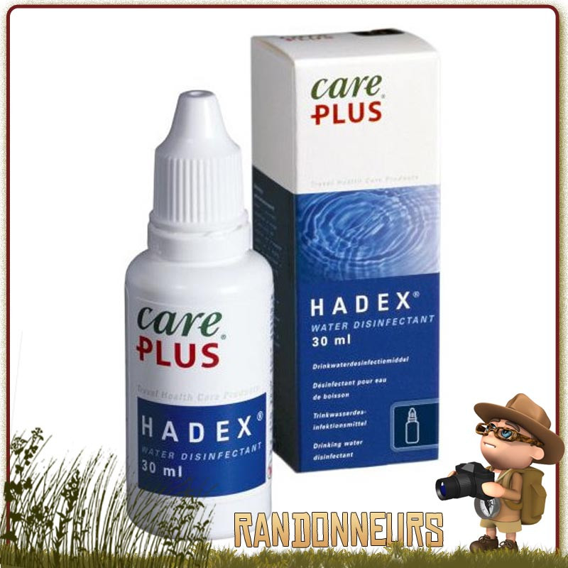 traitement désinfection eau potable en randonnée voyage hadex care plus pour éliminer les contaminants virus bactéries traitement désinfection eau potable en randonnée voyage hadex care plus pour éliminer les contaminants virus bactéries