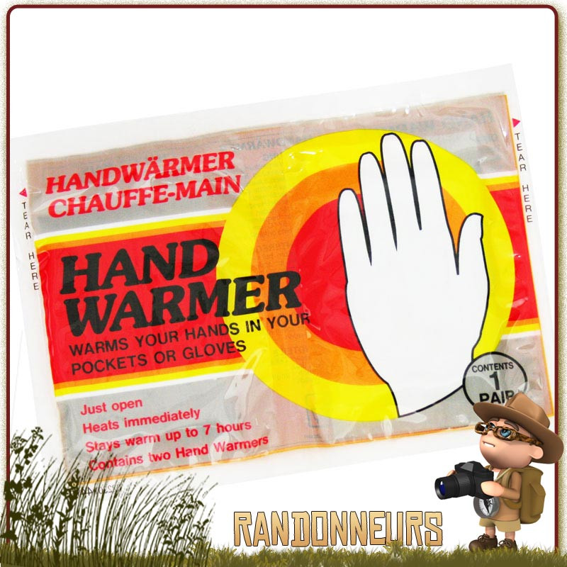 Paire de Chaufferettes Pour les Mains à usage unique instantanées pour le grand froid Paire de Chaufferettes Pour les Mains à usage unique instantanées pour le grand froid