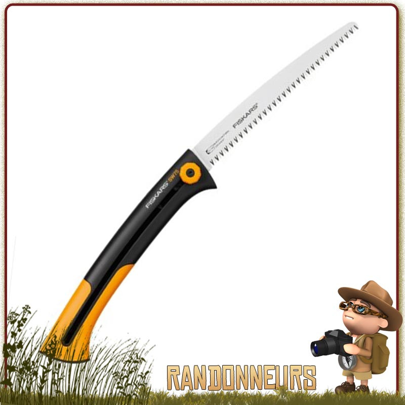 La scie rétractable SW75 Fiskars propose une denture idéale pour élaguer les arbres et arbustes en randonnée bushcraft La scie rétractable SW75 Fiskars propose une denture idéale pour élaguer les arbres et arbustes en randonnée bushcraft