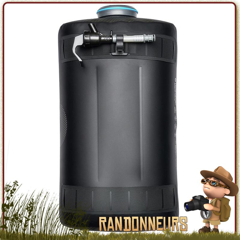 jerrican plastique soupe et pliable expedition 8 litre hydrapak. Une jerrican pliable souple pour randonner léger jerrican plastique soupe et pliable expedition 8 litre hydrapak. Une jerrican pliable souple pour randonner léger