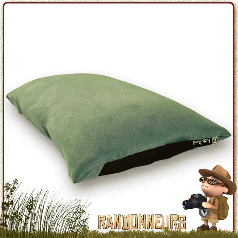 Oreiller gonflable léger Fillo Nemo mémorisation de forme réglage du volume et confort de couchage par pression Oreiller gonflable léger Fillo Nemo mémorisation de forme réglage du volume et confort de couchage par pression