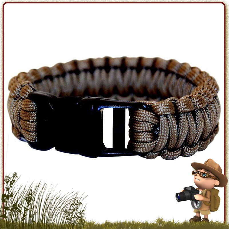 Bracelet Paracorde nylon 550 BCB 300 cm avec boucle de survie Bracelet Paracorde nylon 550 BCB 300 cm avec boucle de survie