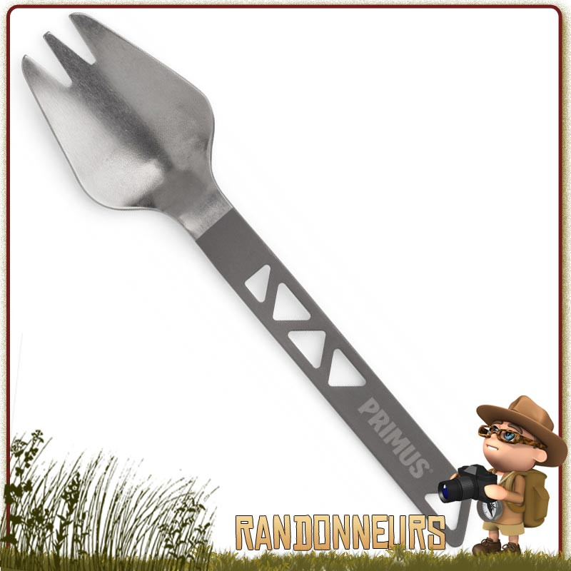 Trailspork Ti Titane Primus, couverts bivouac léger de randonnée minimaliste Trailspork Ti Titane Primus, couverts bivouac léger de randonnée minimaliste
