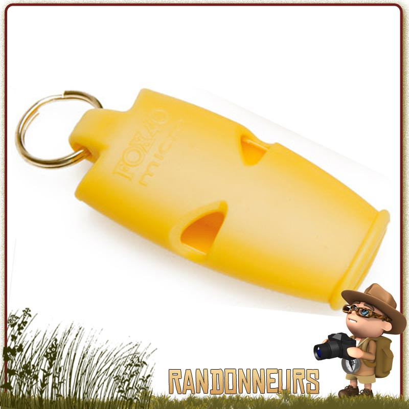 Sifflet de Survie RESCUE 110 dB SOL pour la survie extreme et signaler sa position aux secouristes Sifflet de Survie RESCUE 110 dB SOL pour la survie extreme et signaler sa position aux secouristes