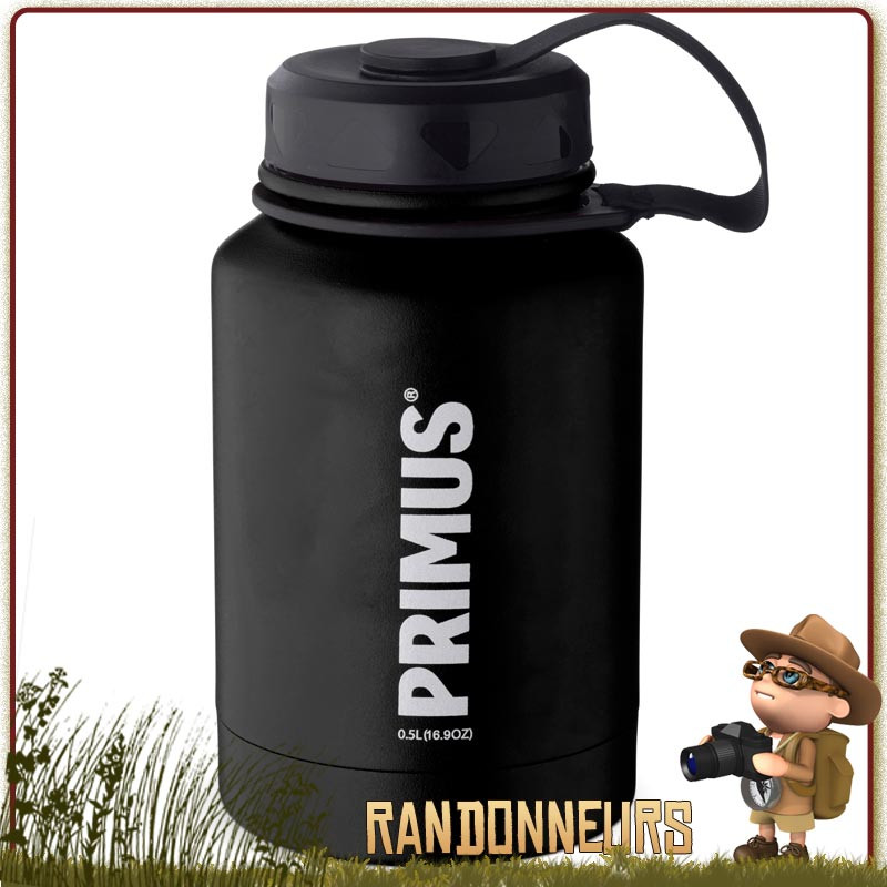 Gourde Isotherme Trailbottle Primus 50 cl de randonnée double paroi acier inoxydable Gourde Isotherme Trailbottle Primus 50 cl de randonnée double paroi acier inoxydable
