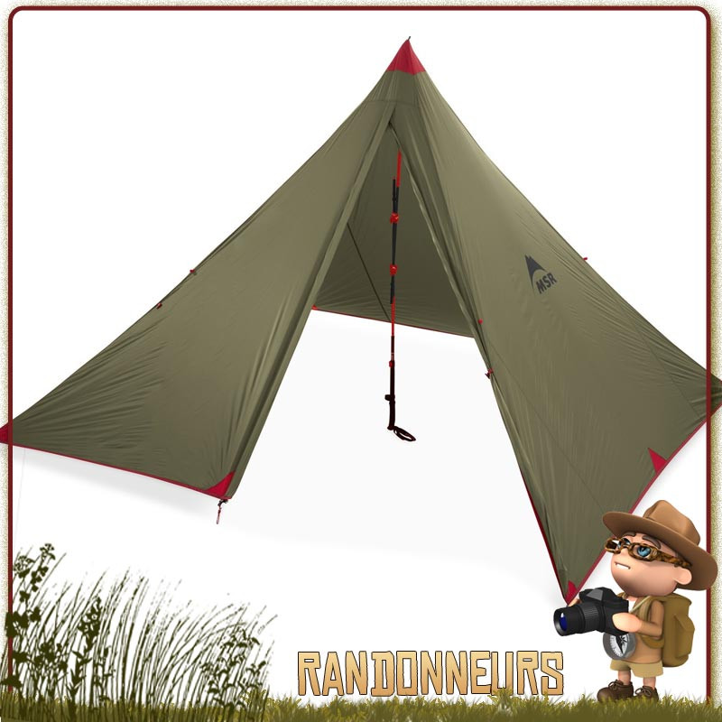 Abri Tarp Front Range Msr minimaliste ultra léger pour randonnée bushcraft Abri Tarp Front Range Msr minimaliste ultra léger pour randonnée bushcraft