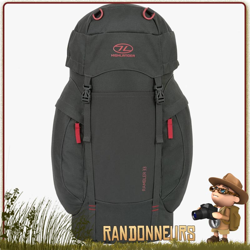 Sac à Dos RAMBLER 33 Litres Highlander léger et déperlant pour la randonnée d\'un jour Sac à Dos RAMBLER 33 Litres Highlander léger et déperlant pour la randonnée d\'un jour