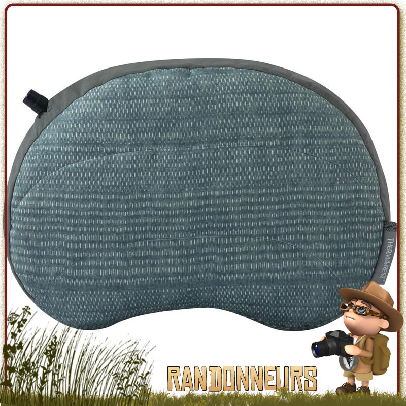 Coussin Air Head Gonflant Thermarest avec housse douce au toucher extérieur brossé lavable en machine ultra leger Coussin Air Head Gonflant Thermarest avec housse douce au toucher extérieur brossé lavable en machine ultra leger