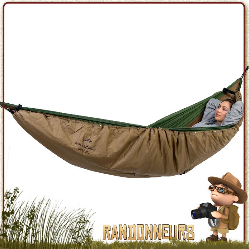 Couette Underquilt Poncho Amazonas pour se protéger du froid en hamac jungle ou comme poncho couverture chaude Couette Underquilt Poncho Amazonas pour se protéger du froid en hamac jungle ou comme poncho couverture chaude