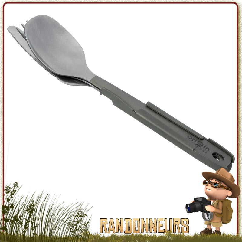 Jeu de 3 Couverts Titane emboitables ultra léger pour randonnee minimaliste Origin Outdoors Jeu de 3 Couverts Titane emboitables ultra léger pour randonnee minimaliste Origin Outdoors