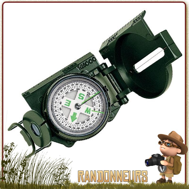Boussole RANGER à visée Herbertz pour orientation militaire de précision Boussole RANGER à visée Herbertz pour orientation militaire de précision