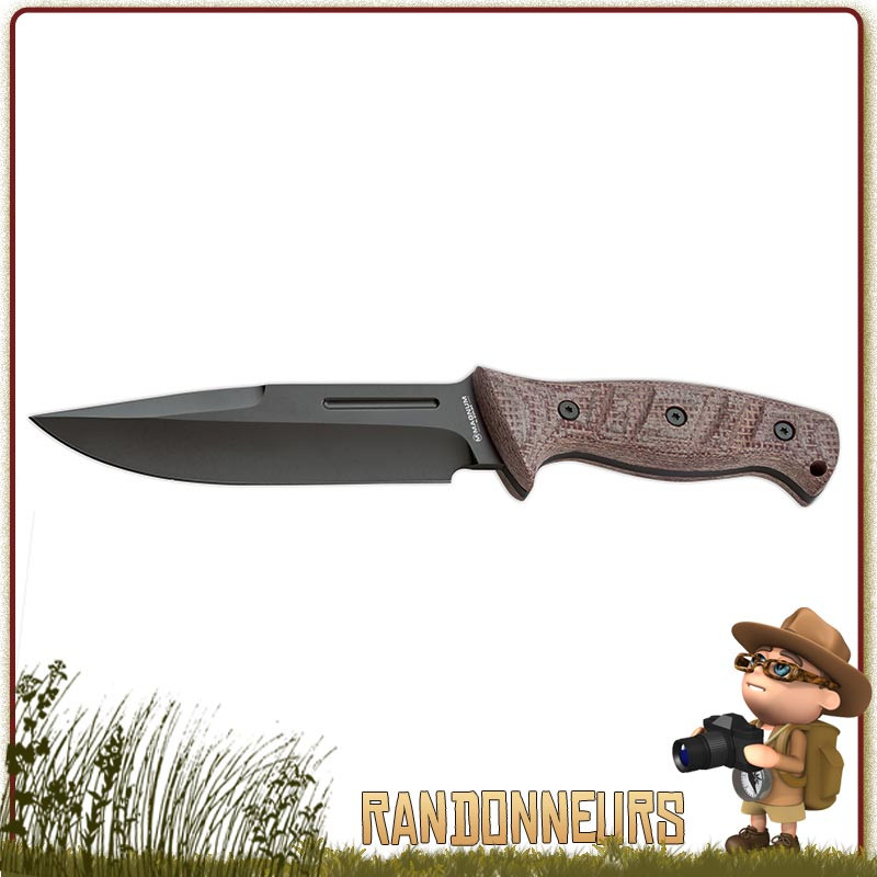 Poignard Desert Warior Boker un couteau bushcraft plate semelle idéal pour le batonnage Poignard Desert Warior Boker un couteau bushcraft plate semelle idéal pour le batonnage