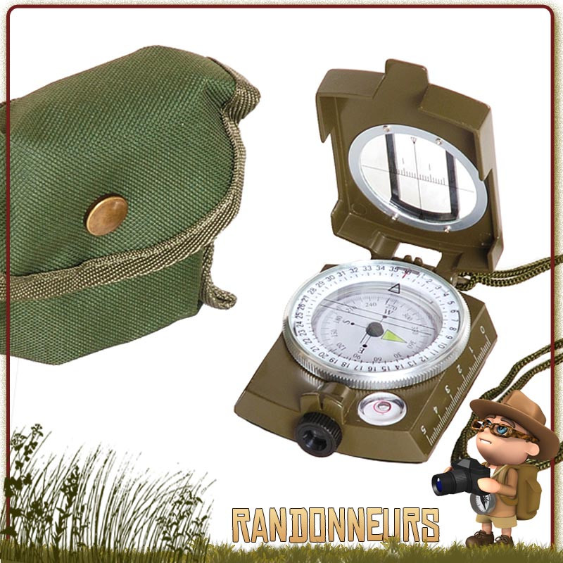 Boussole compas de visée Ultimate Fosco militaire Boussole compas de visée Ultimate Fosco militaire