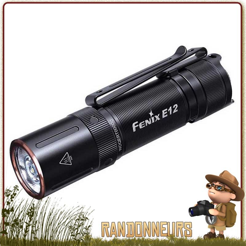 Lampe Torche FENIX E12 V2 160 lumens legere puissante pour randonner travail professionnelle Lampe Torche FENIX E12 V2 160 lumens legere puissante pour randonner travail professionnelle