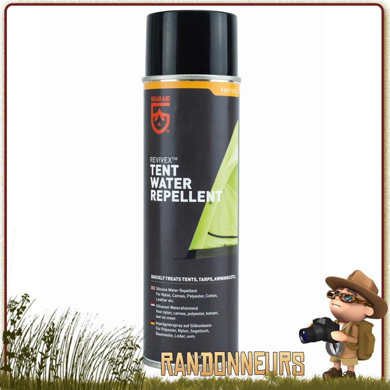 Spray Entretien pour toiles McNETT pour rendre étanche une toile de tente, sac à dos et tissus non respirants Spray Entretien pour toiles McNETT pour rendre étanche une toile de tente, sac à dos et tissus non respirants