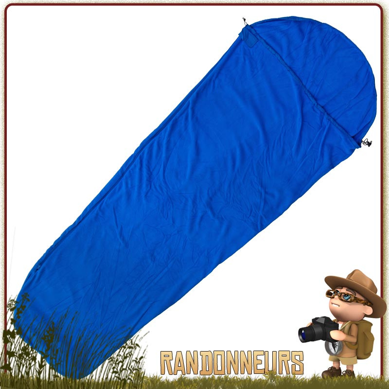 Sac à Viande Polaire Momie Basic Nature doux et léger pour augmenter temperature confort sac de couchage leger Sac à Viande Polaire Momie Basic Nature doux et léger pour augmenter temperature confort sac de couchage leger