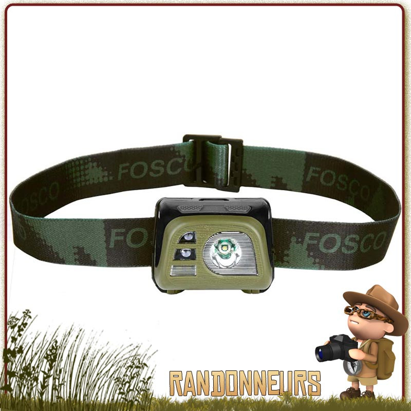 Lampe Frontale Tactique Fosco puissante pour les forces armées militaire Lampe Frontale Tactique Fosco puissante pour les forces armées militaire