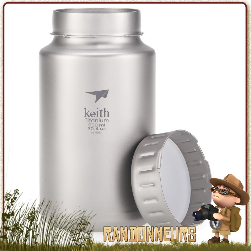 gourde randonnee legere keith titane france 90 cl large ouverture bushcraft survie gourde randonnee legere keith titane france 90 cl large ouverture bushcraft survie