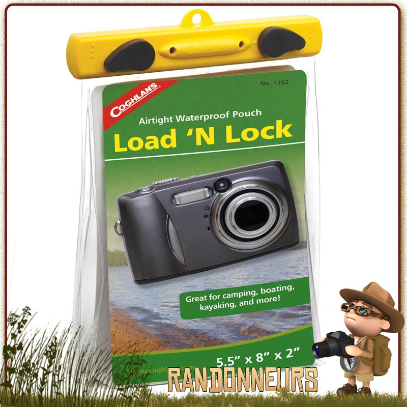Pochette Lock Etanche Coghlans Taille Medium pour randonner et protéger son équipement au tour du cou Pochette Lock Etanche Coghlans Taille Medium pour randonner et protéger son équipement au tour du cou