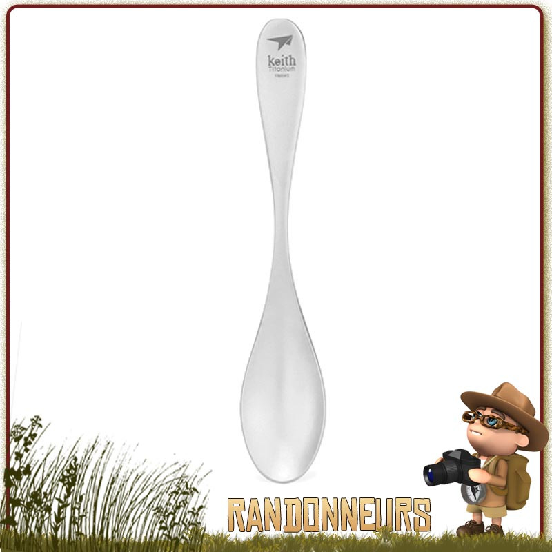 Petite Cuillere Titane Keith, la vaisselle de la randonnee ultra legere Petite Cuillere Titane Keith, la vaisselle de la randonnee ultra legere