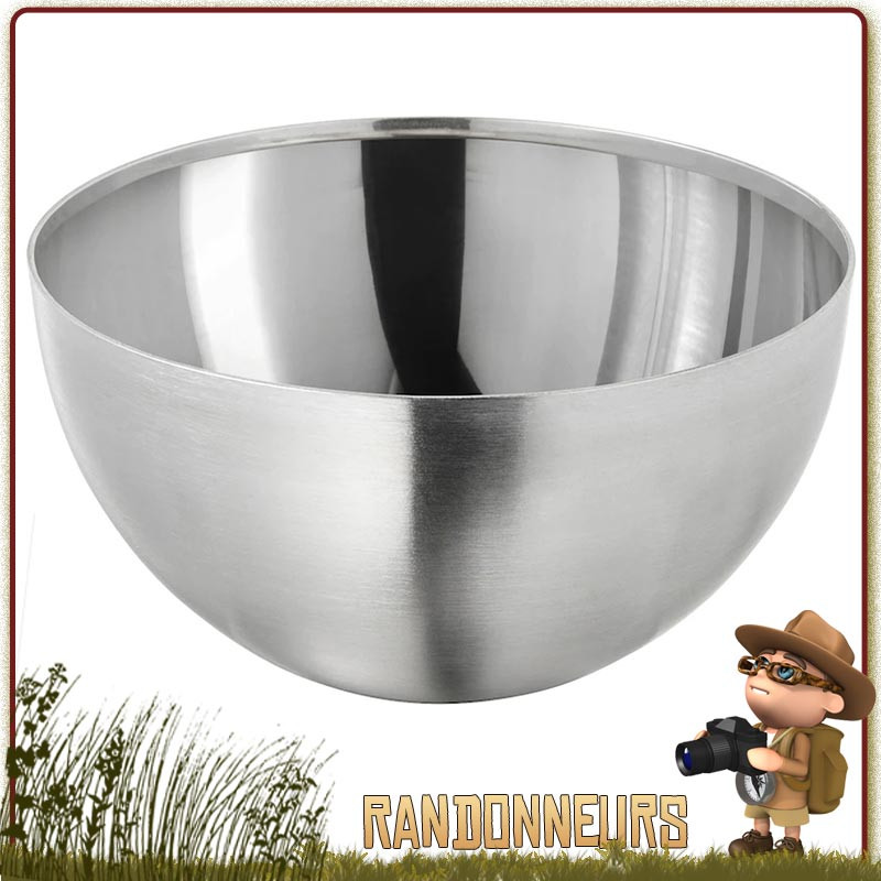 Bol Inox 14 cm Origin Outdoors léger et robuste de camping Bol Inox 14 cm Origin Outdoors léger et robuste de camping