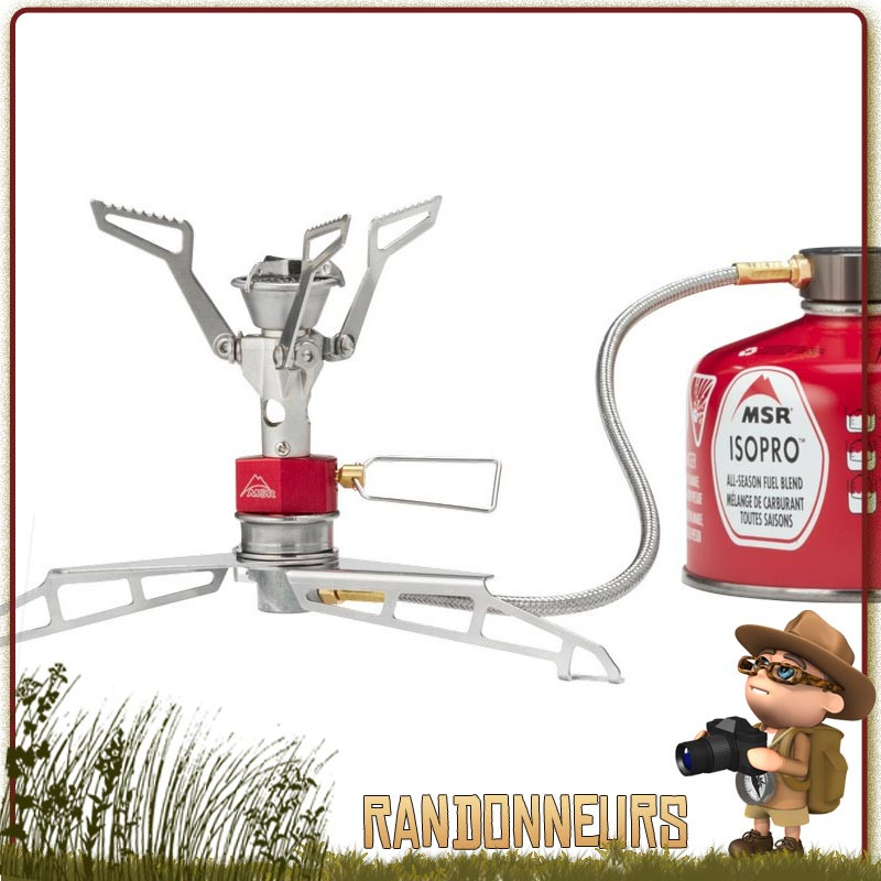 Adaptateur Déporté LowDown Réchaud MSR universel pour déporter la cartouche de gaz d'un réchaud randonnee msr Adaptateur Déporté LowDown Réchaud MSR universel pour déporter la cartouche de gaz d'un réchaud randonnee msr