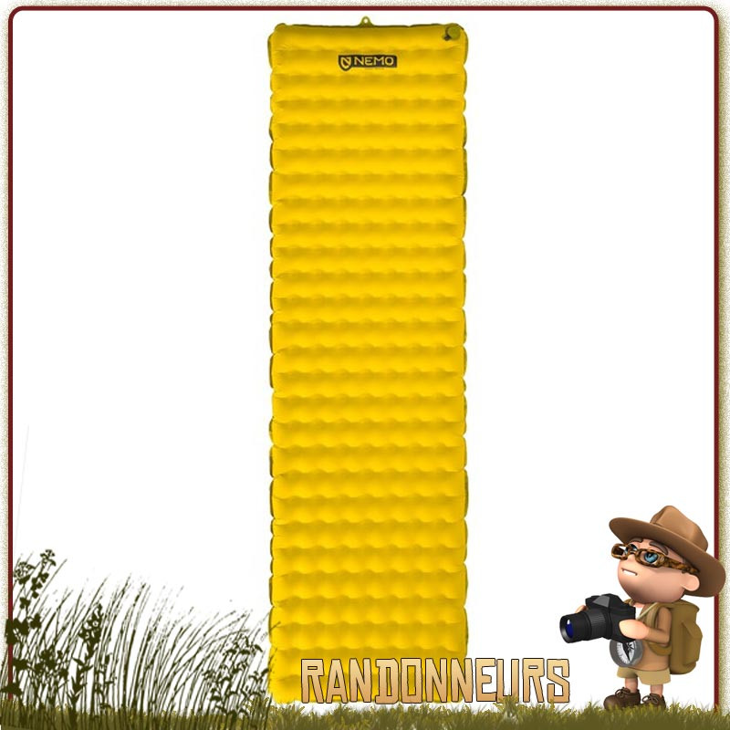Matelas ultra léger gonflable TENSOR Nemo Regular wide trek bivouac ultra light Matelas ultra léger gonflable TENSOR Nemo Regular wide trek bivouac ultra light