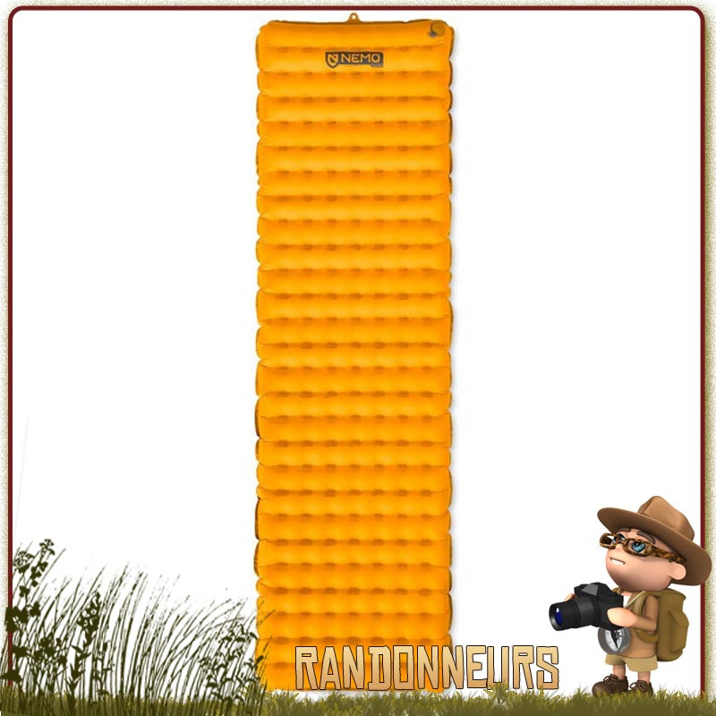 meilleur Matelas gonflable TENSOR Insulated Nemo long wide isolé 4 saisons bivouc en montagne hivernale meilleur Matelas gonflable TENSOR Insulated Nemo long wide isolé 4 saisons bivouc en montagne hivernale