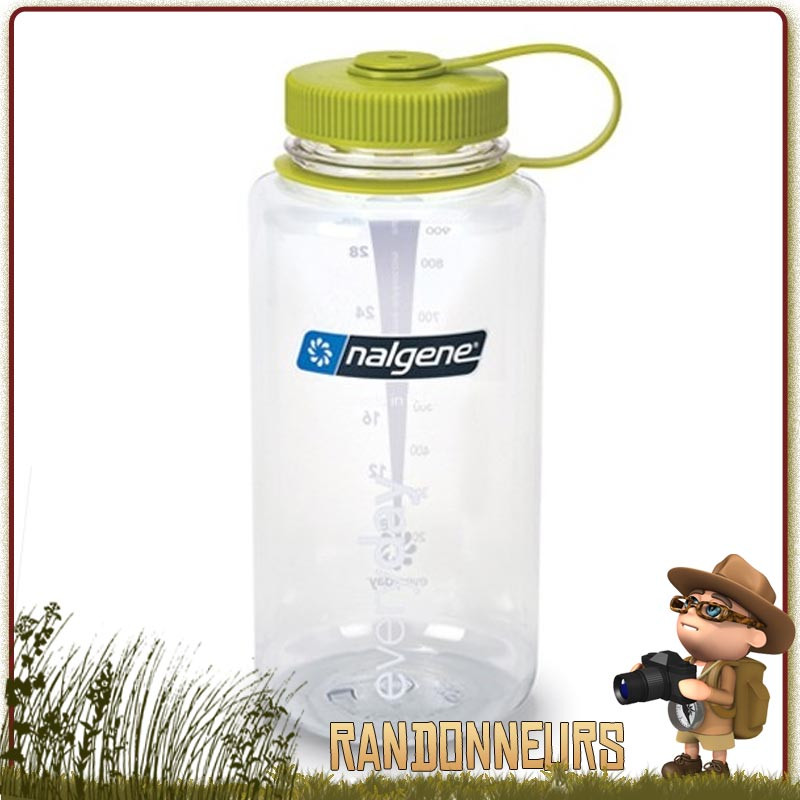 Bouteille Nalgene Grande Ouverture 1L CRISTAL randonnée bushcraft Bouteille Nalgene Grande Ouverture 1L CRISTAL randonnée bushcraft