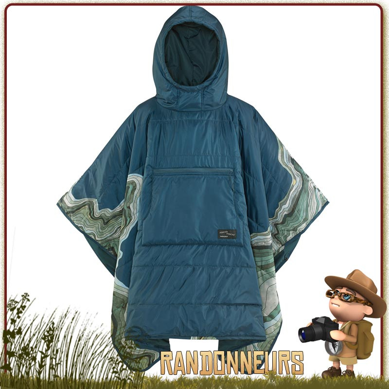 Honcho Poncho Thermarest TopoWave couverture bivouac léger Honcho Poncho Thermarest TopoWave couverture bivouac léger