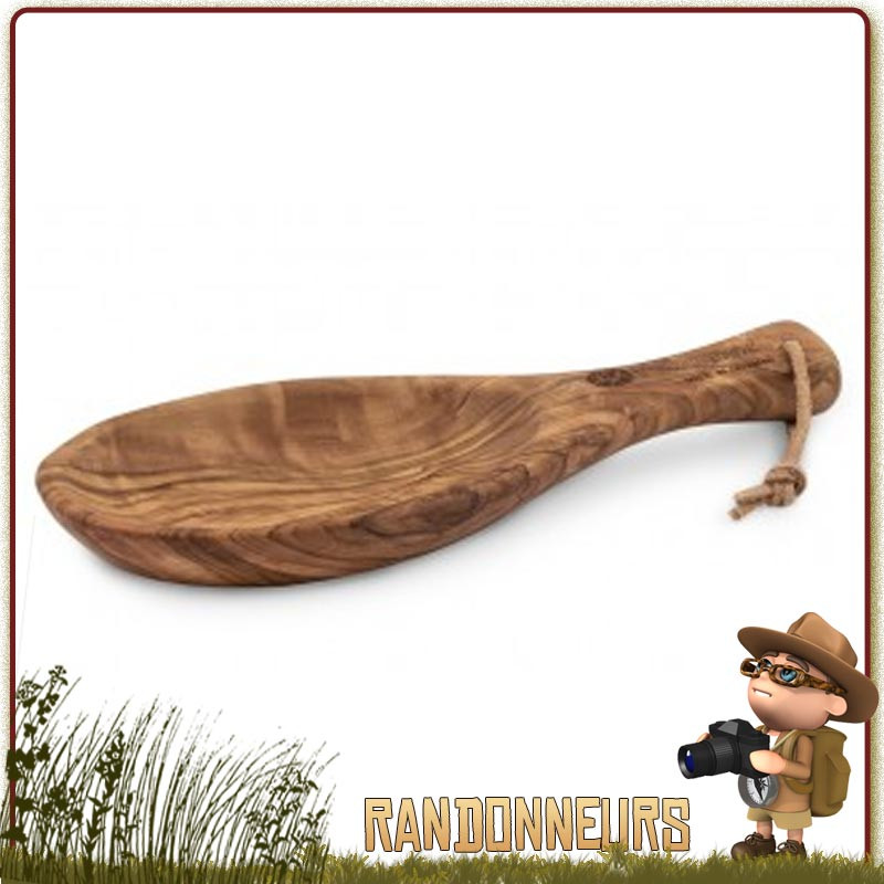 Coupe Plate 25 cm Bois Olivier Petromax comme assiette, bol et louche pour bivouac bushcraft Coupe Plate 25 cm Bois Olivier Petromax comme assiette, bol et louche pour bivouac bushcraft