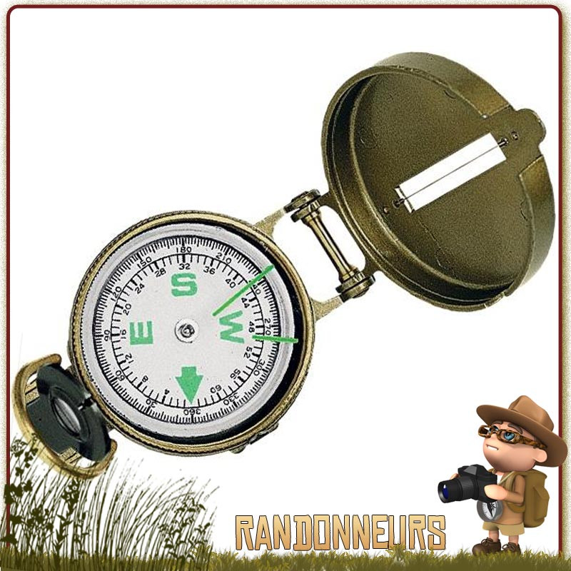 Boussole Scout en métal avec Visée Herbertz Boussole Scout en métal avec Visée Herbertz