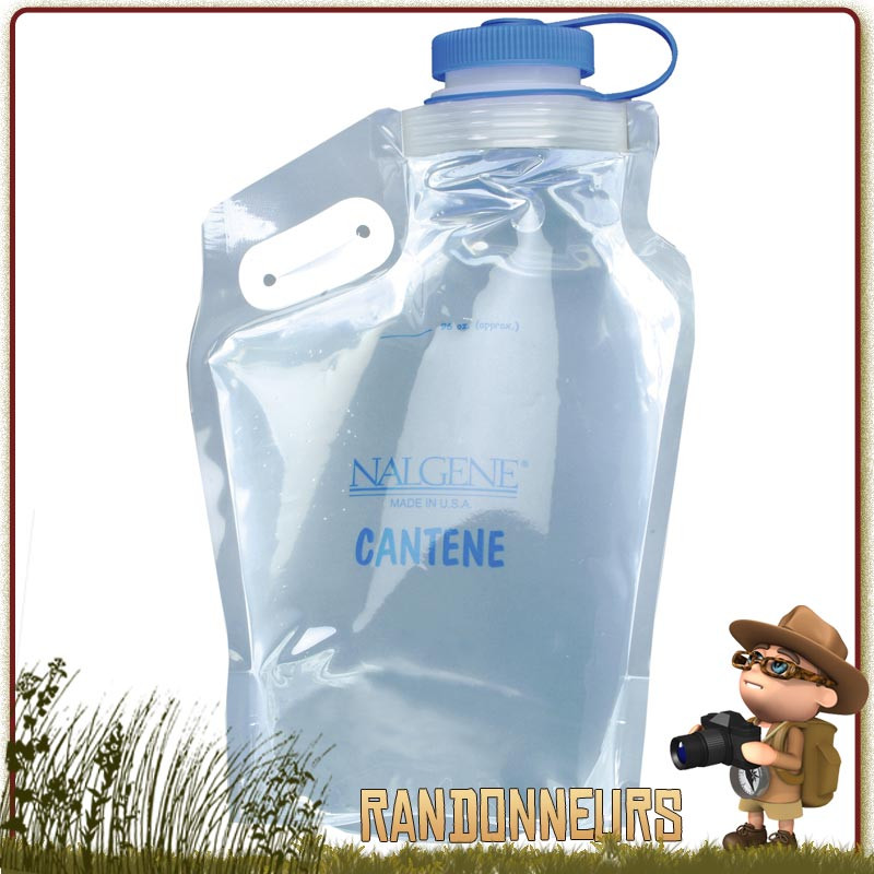 Réservoir Souple Gourde Nalgene Cantene Pliable 3 Litres sans BPA, ultra légère, adaptée à la randonnée ultra light Réservoir Souple Gourde Nalgene Cantene Pliable 3 Litres sans BPA, ultra légère, adaptée à la randonnée ultra light
