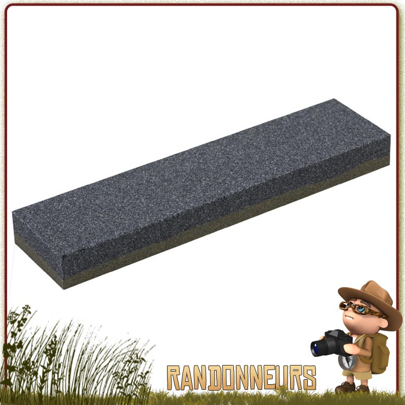Pierre Affutage deux faces Smiths grains 100 240 couteau survie bushcraft Pierre Affutage deux faces Smiths grains 100 240 couteau survie bushcraft