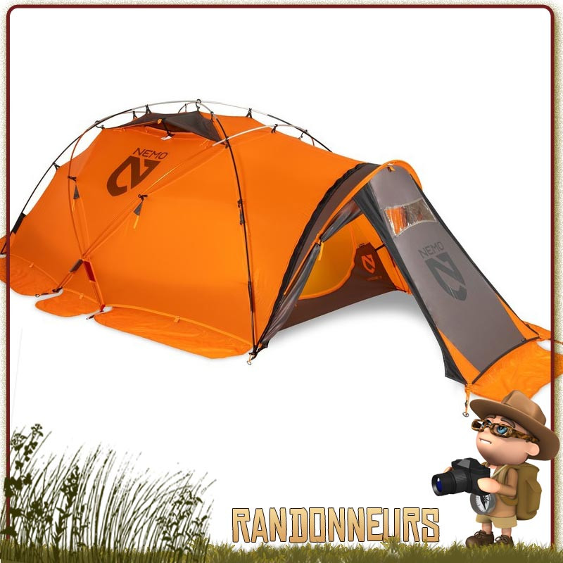 Tente CHOGORI 2P NEMO randonnee montagne 2 places 4 saisons ultra légere Tente CHOGORI 2P NEMO randonnee montagne 2 places 4 saisons ultra légere