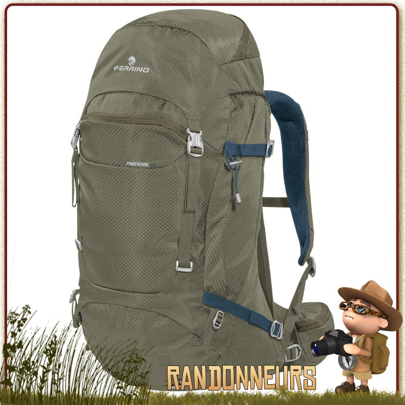 Sac à Dos FINISTERE 48L Vert Ferrino daypack Sac à Dos FINISTERE 48L Vert Ferrino daypack