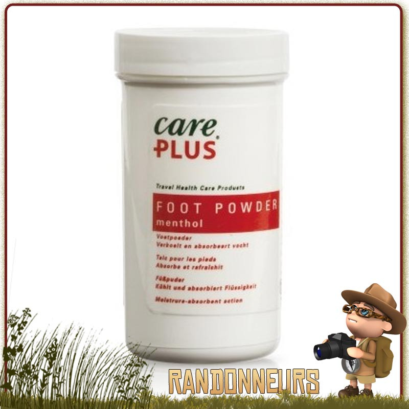 Poudre menthol Camphre anti ampoules aux pieds Care Plus Poudre menthol Camphre anti ampoules aux pieds Care Plus