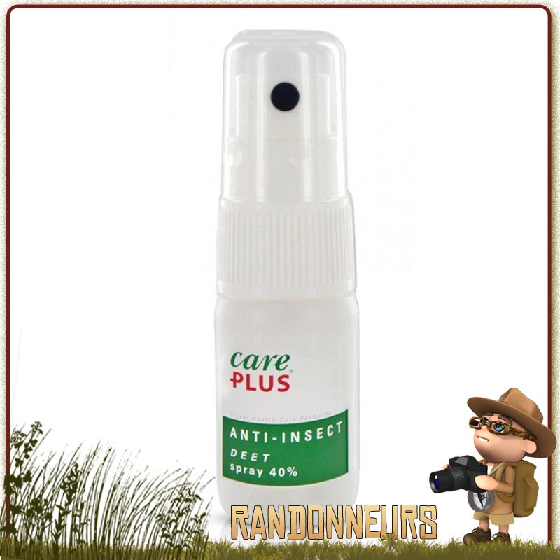 Spray 15 ml Répulsif Anti Moustiques et Tiques DEET 40 Care Plus Spray 15 ml Répulsif Anti Moustiques et Tiques DEET 40 Care Plus