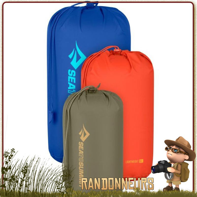 Pack de 3 Sacs de Rangement Ultra Legers Sea To Summit pour le voyage et randonnee Pack de 3 Sacs de Rangement Ultra Legers Sea To Summit pour le voyage et randonnee
