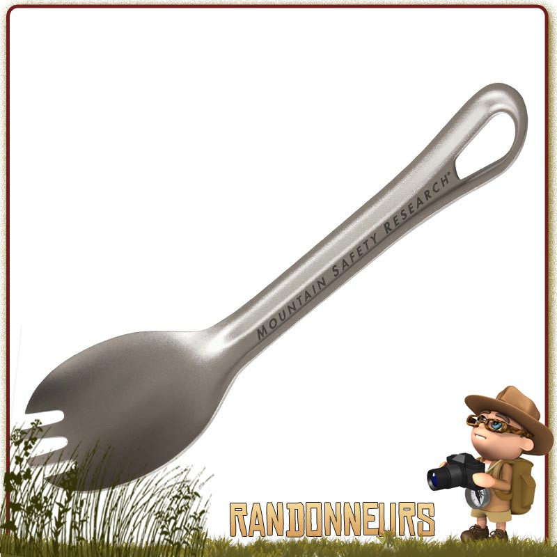 Spork Titane MSR de randonnée bivouac leger Spork Titane MSR de randonnée bivouac leger
