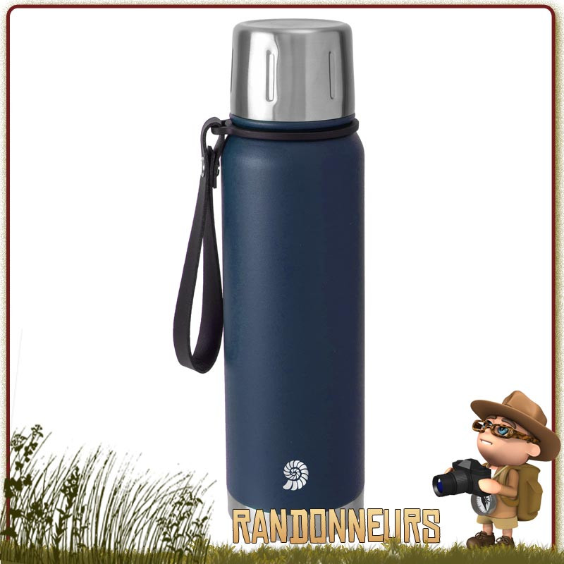 Bouteille Inox Isotherme 75 cl RockSteel Bleue Bouteille Inox Isotherme 75 cl RockSteel Bleue