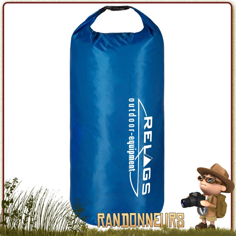 Sac etanche nautique Dry Bag 210T Ultra Light 20L Bleu Basic Nature Sac etanche nautique Dry Bag 210T Ultra Light 20L Bleu Basic Nature