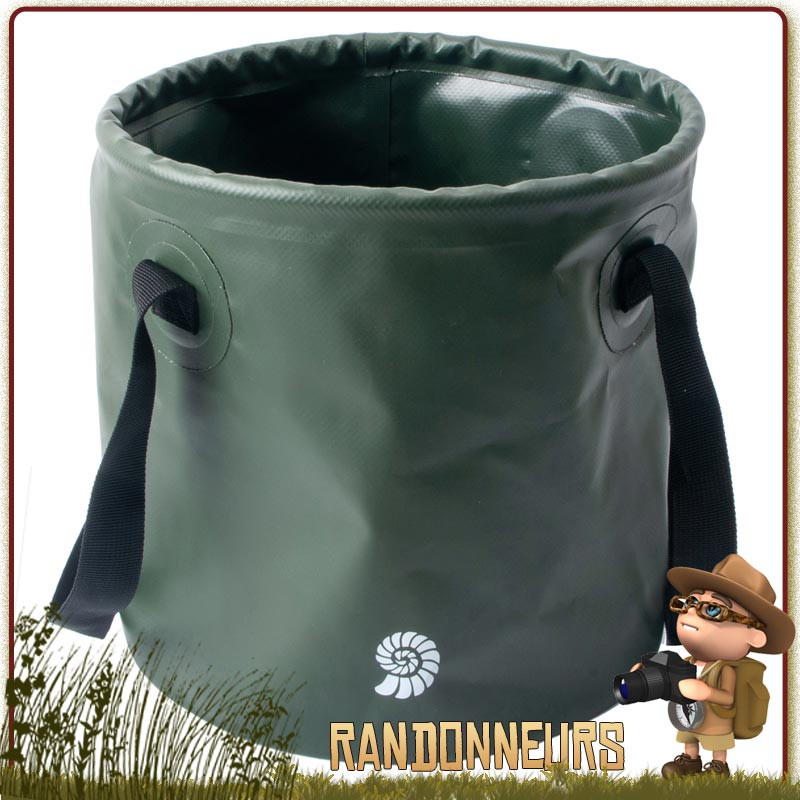 Seau pliable 30 Litres Origin Outdoors Darkgreen de camping Seau pliable 30 Litres Origin Outdoors Darkgreen de camping