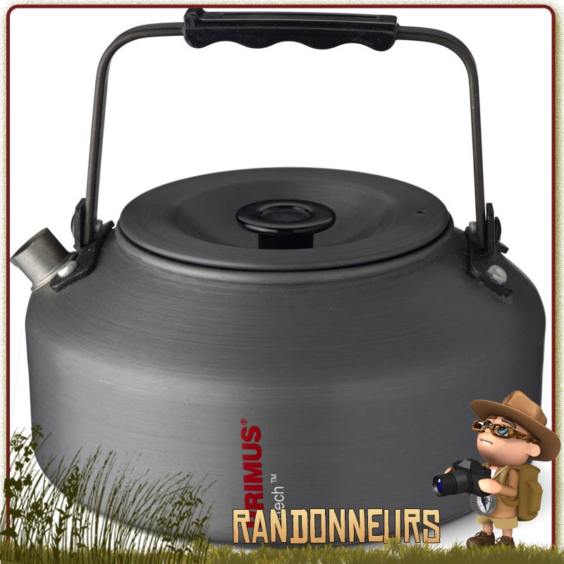 Bouilloire aluminium anodisé litech 90 cl Primus. Robuste et ultra légère randonnée ultra light bivouac léger Bouilloire aluminium anodisé litech 90 cl Primus. Robuste et ultra légère randonnée ultra light bivouac léger