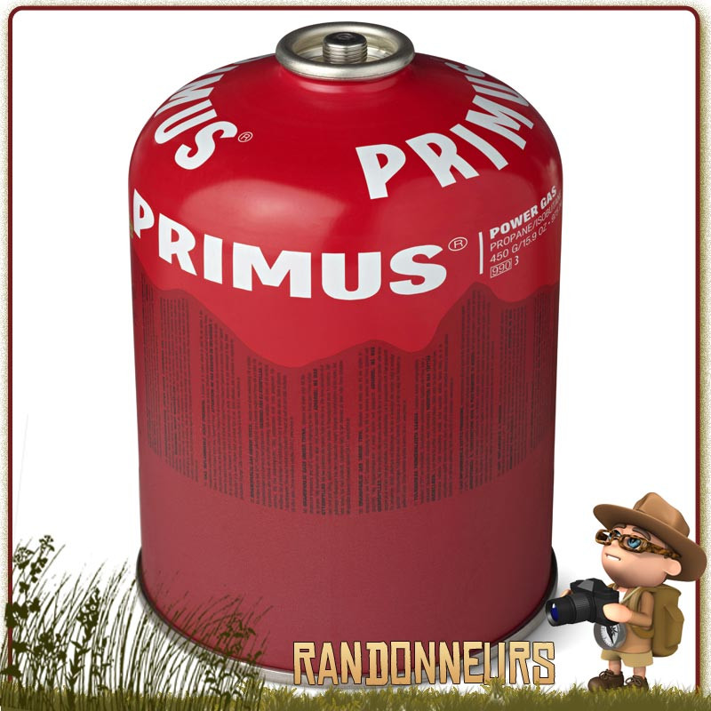 Cartouche de gaz Primus PowerGaz 450g pour réchaud randonnée ultra léger microntrail mimer primus Cartouche de gaz Primus PowerGaz 450g pour réchaud randonnée ultra léger microntrail mimer primus