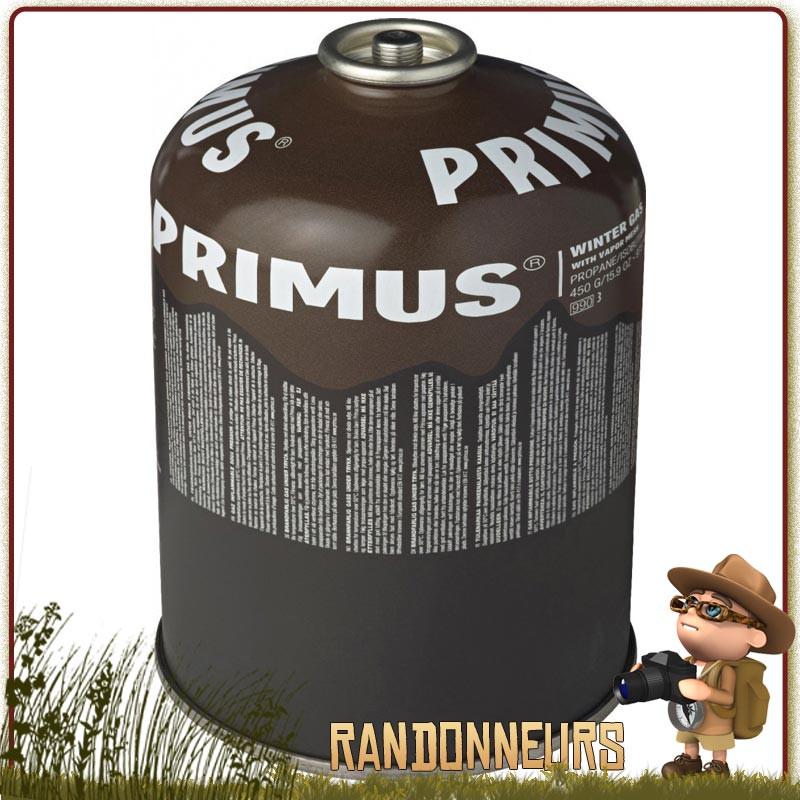 cartouche de combustible pour réchaud gaz Primus Winter Gaz 450g pour utilisation par temps très froid montagne cartouche de combustible pour réchaud gaz Primus Winter Gaz 450g pour utilisation par temps très froid montagne