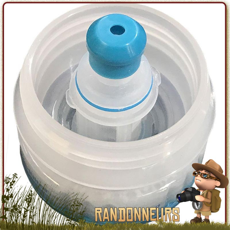 préfiltre steripen 40 microns pour gourde de type Nalgene grande ouverture permet de filtrer l'eau de ses sédiments préfiltre steripen 40 microns pour gourde de type Nalgene grande ouverture permet de filtrer l'eau de ses sédiments