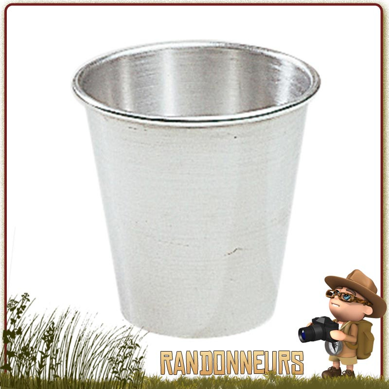 verre timbale aluminium 12 cl de camping cao Tasse alu résistante de camp bushcraft survie verre timbale aluminium 12 cl de camping cao Tasse alu résistante de camp bushcraft survie