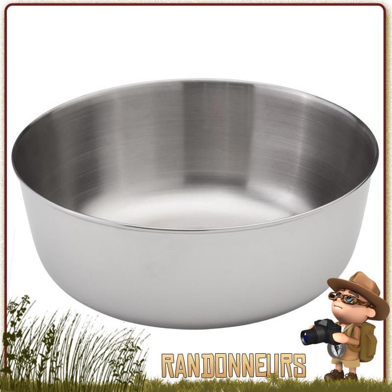 Bol ultra léger en acier inoxydable MSR, emboitable Résistant et compact, randonnée légère et le bushcraft Bol ultra léger en acier inoxydable MSR, emboitable Résistant et compact, randonnée légère et le bushcraft